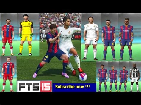 OFFICIAL FTS 15 ON ANDROID WITH LICENSED LEAGUES .